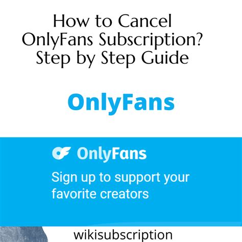 how to end subscription on onlyfans|8 Steps to cancel Onlyfans subscription